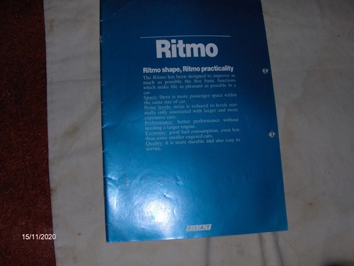 Brochure fiat ritmo - fiat,