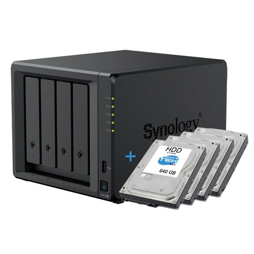 Synology ds925 nas - nas, 4x640gb