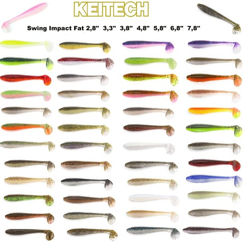Keitech swing impact fat - keitech, 2,8"