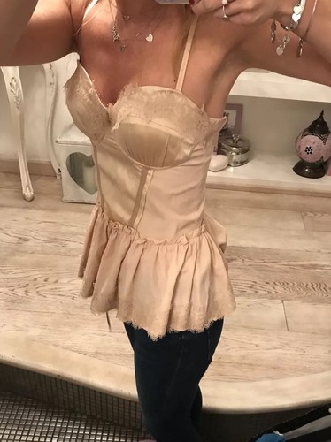 Top elisabetta franchi cipria - franchi,