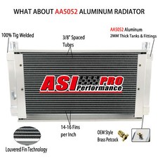 Radiatore 4 file adatto per