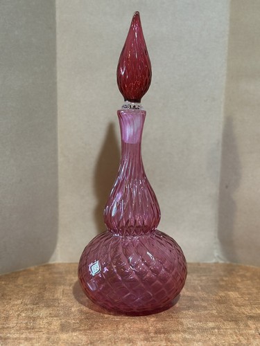 Decanter vetro rosa empoli - vetro,