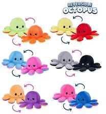REVERSIBLE OCTOPUS-PELUCHE POLIPO REVERSIBILE 6ASSORTITI 30CM HIGH QUALITY SOFT
