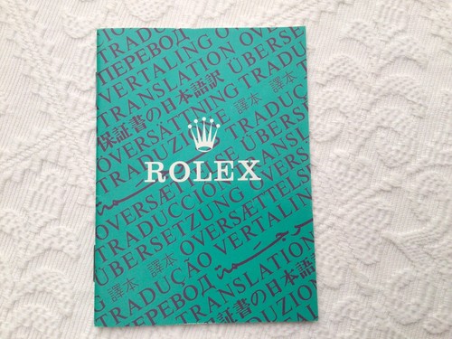 Libretto traduzione rolex - libretto,