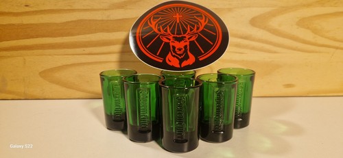 Verres jagermeister verts - 6,