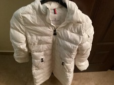 Piumino moncler originale bellissimo, colore bianco per bambina da 8/ 14 anni ,,