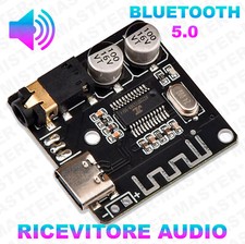 SCHEDA RICEVITORE AUDIO  BLUETOOTH 5.0 STEREO TYPE-C JACK AUX 3,5 mm VHM-314