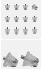 Borchie da calcio di ricambio trasparenti 8x13 4x16 mm adatte per Nike SG