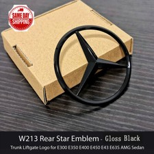 Gloss Black Star Trunk Emblem