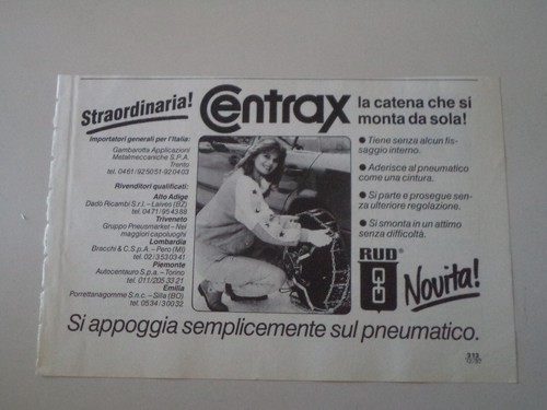 Advertising pubblicità 1987 - advertising,