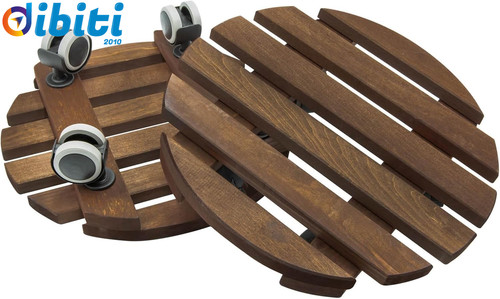 Set portavasi con ruote ø - con,