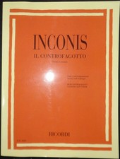 INCONIS IL CONTROFAGOTTO STORIA E TECNICA RICORDI  E.R. 3008
