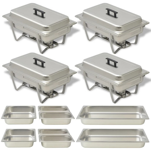 Set piatti sfregamento 4pz