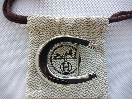 Hermes fibbia palladium silver - palladium,