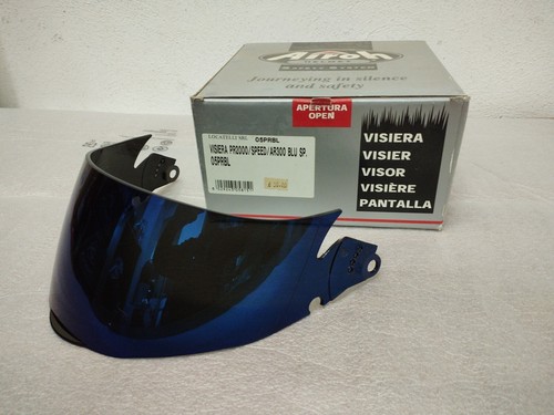 Visiera blu per casco airoh - casco,