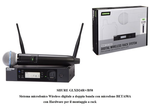 Shure glxd24r b58 - glxd24r+,