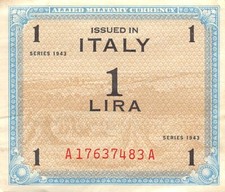 Italy  1  Lira  Series  of