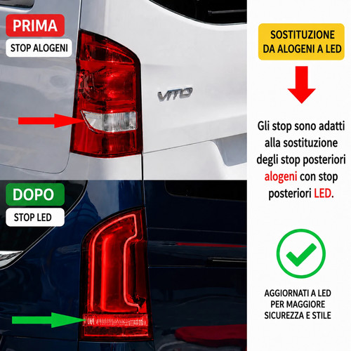Coppia stop fanale posteriore - fanale,