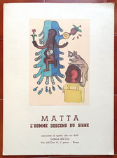 Sebastian Matta.  Locandina