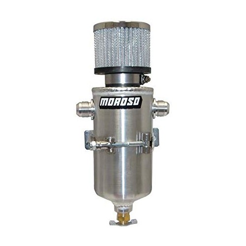 Breather tank 10an male - breather, w/2
