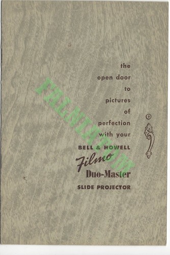 Manuale proiettore diapositive