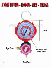 GRUPPO MANOMETRICO MULTIGAS UNA VIA ALTA PRESSIONE PER R407C R404A R134A R22