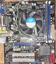 Scheda Madre ASROCK H55M-LE +CPU+VENTOLA