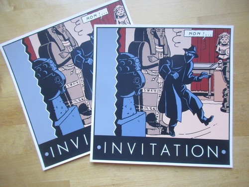 Lot invitation edgar p - lot, x2
