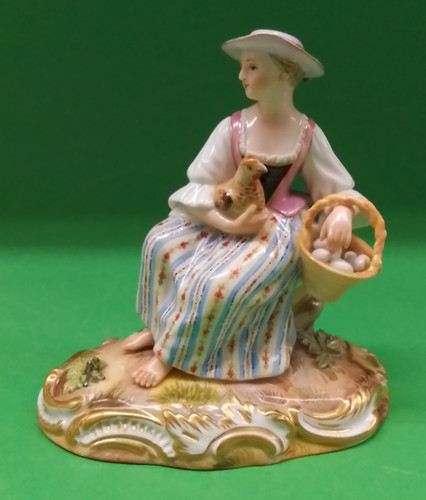 Statuina porcellana meissen - statuina,