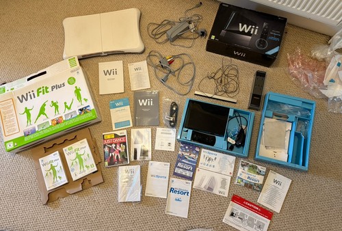 Nintendo wii black sports - black,
