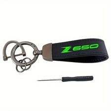 Portachiavi eco pelle Kawasaki