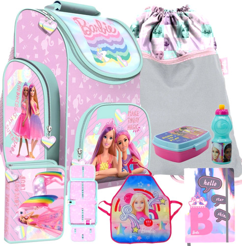 Zaino scuola barbie - zaino,
