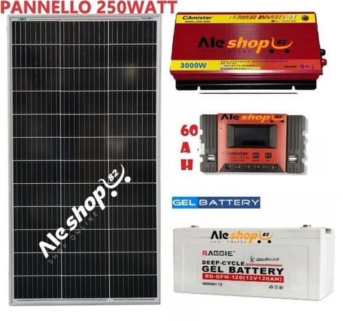 Pannello solare 250watt - pannello,