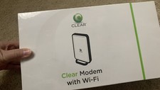 Brand New In Box CLEAR Modem
