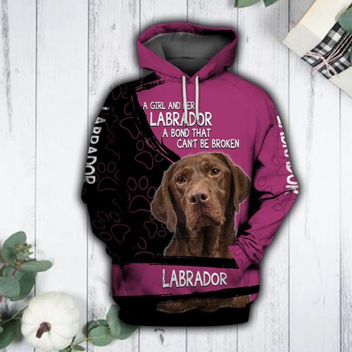 Felpa unisex rosa labrador - unisex,