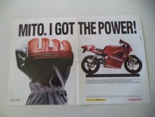 advertising Pubblicità 1993 MOTO CAGIVA MITO 125 SEVEN SPEED