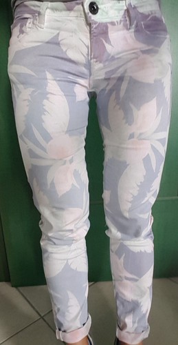 Guess pantalone fiori floreale - pantalone,
