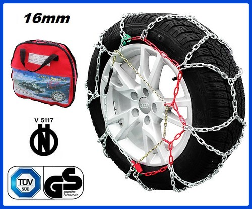 Catene neve 4x4 suv 16mm - neve,