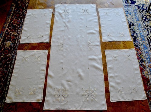 Ivory madeira table runner 8 - table, &