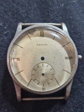 Zenith Military 32 mm Vintage Meccanico Quadrante Cassa