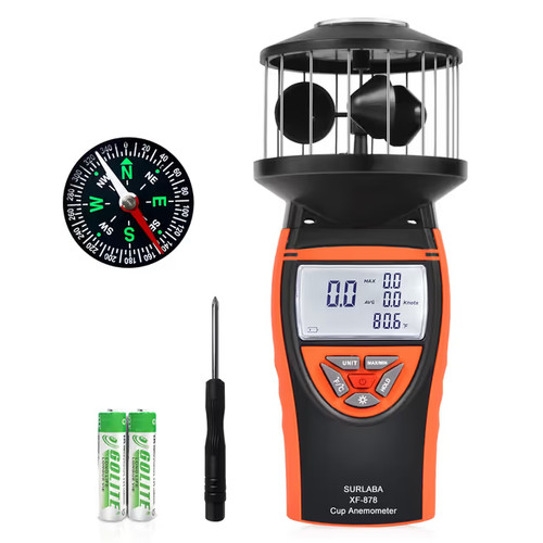 Anemometro digitale per