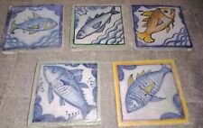 Lotto Antiche Mattonelle Invetriate Decorative