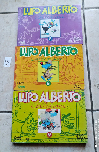 Lotto fumetti lupo - lupo, alberto