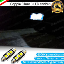 COPPIA LUCI TARGA 3 LED CANBUS