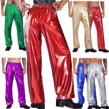 Men Metallic 70s 80s Disco