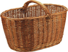 Linea Garden Friend Cesto Di Vimini Portalegna, Marrone, ‎65 X 42 X 43 Cm; 2 Kg