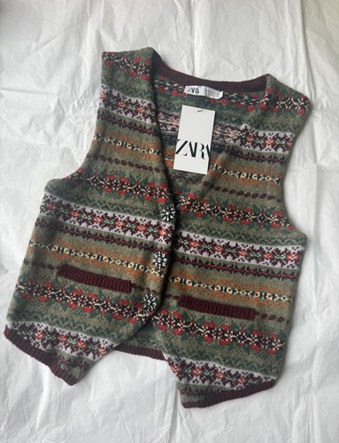 Zara raro gilet maglia