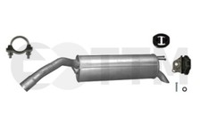 Silenziatore Marmitta Posteriore+ per FIAT BRAVO II STILO 1.4 1.6 D 1.9 2001-