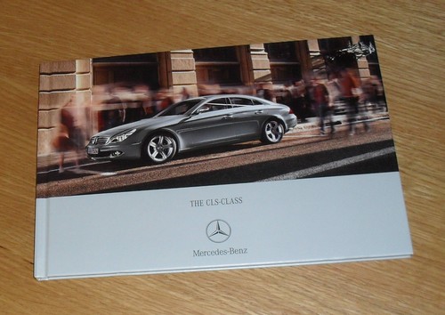 Brochure rigida mercedes cls - rigida,