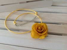 COLLANA COLLARINO CON ROSA